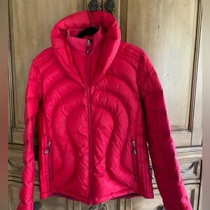 Cherry Red Lululemon Down Jacket